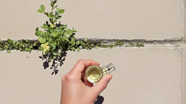 Entre les dalles, les paysagistes versent toujours la même chose : les mauvaises herbes ne reviennent plus